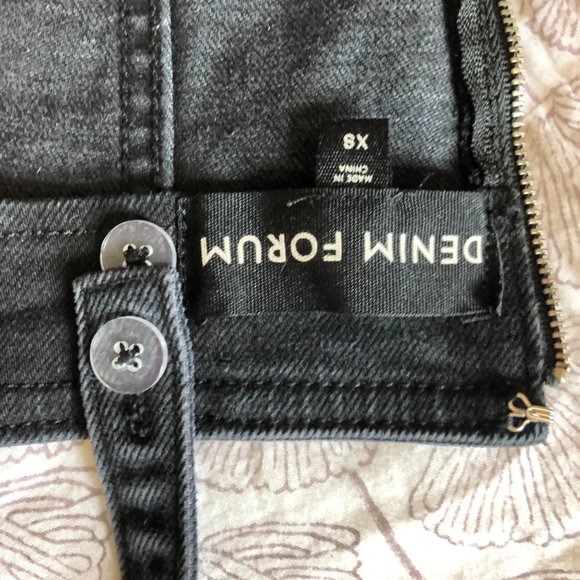 Denim Forum The Cecily Denim Bralette Tank Top - Picture 5 of 5